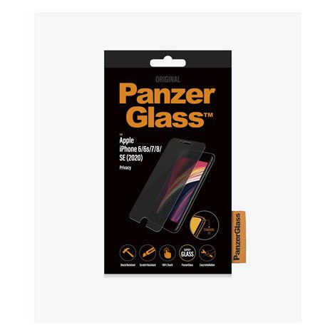 PanzerGlass | Screen protector - glass - with privacy filter | Apple iPhone 6, 6s, 7, 8, SE (2nd generation) | Oleophobic coatin - 2